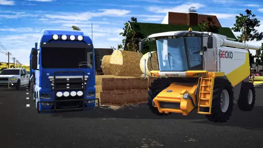 Farming Tractor Simulator 2023 : Drive Combine & Trucks